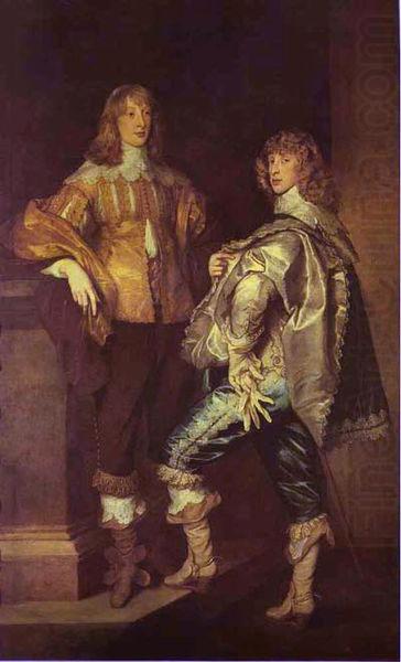 Anthony Van Dyck Portrait of Lord John Stuart and his brother Lord Bernard Stuart china oil painting image